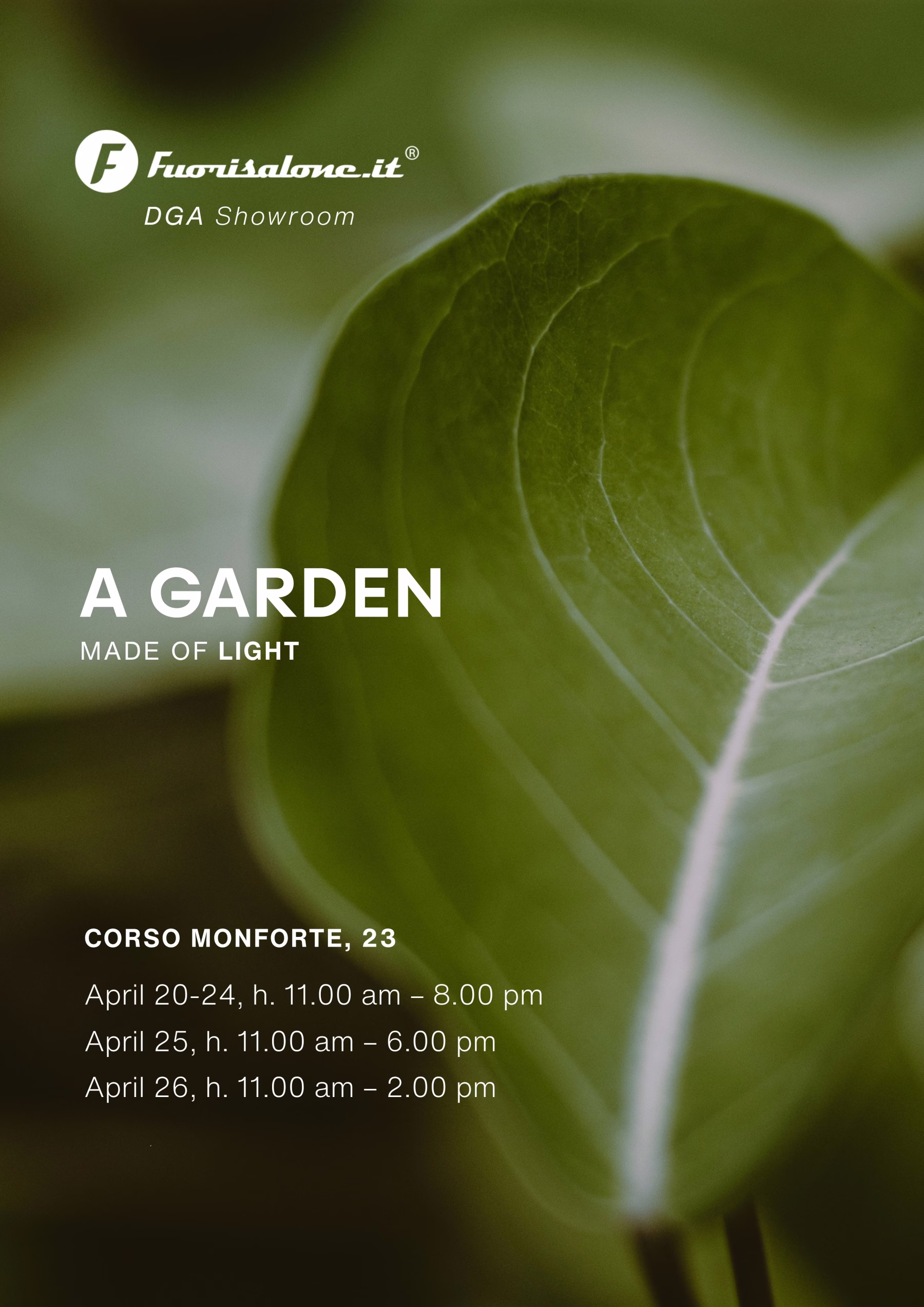 A Garden Made of Light: DGA at Fuorisalone 2026 (Stop 1)