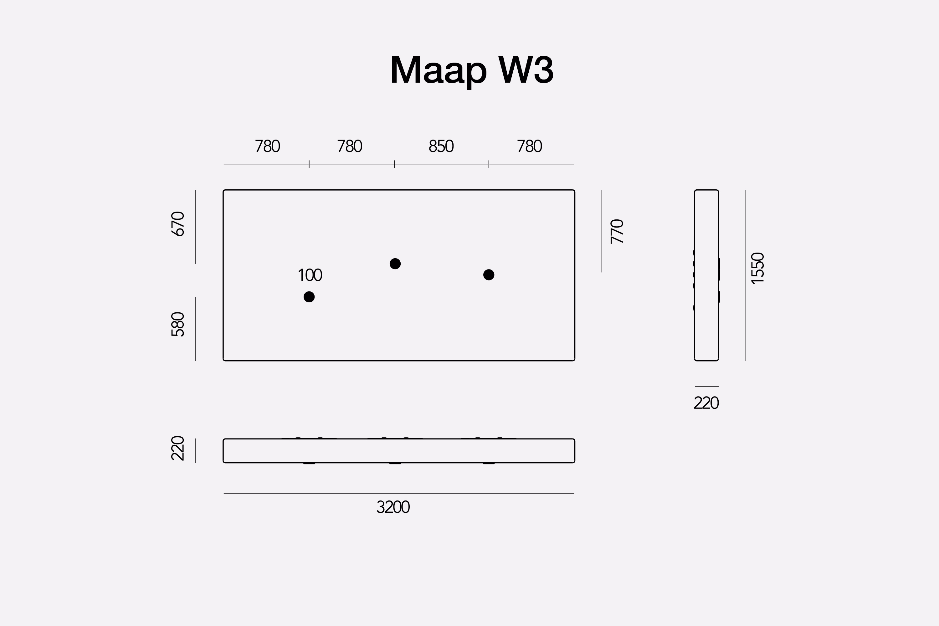 Wide view of the FLOS Maap illuminating a large architectural space